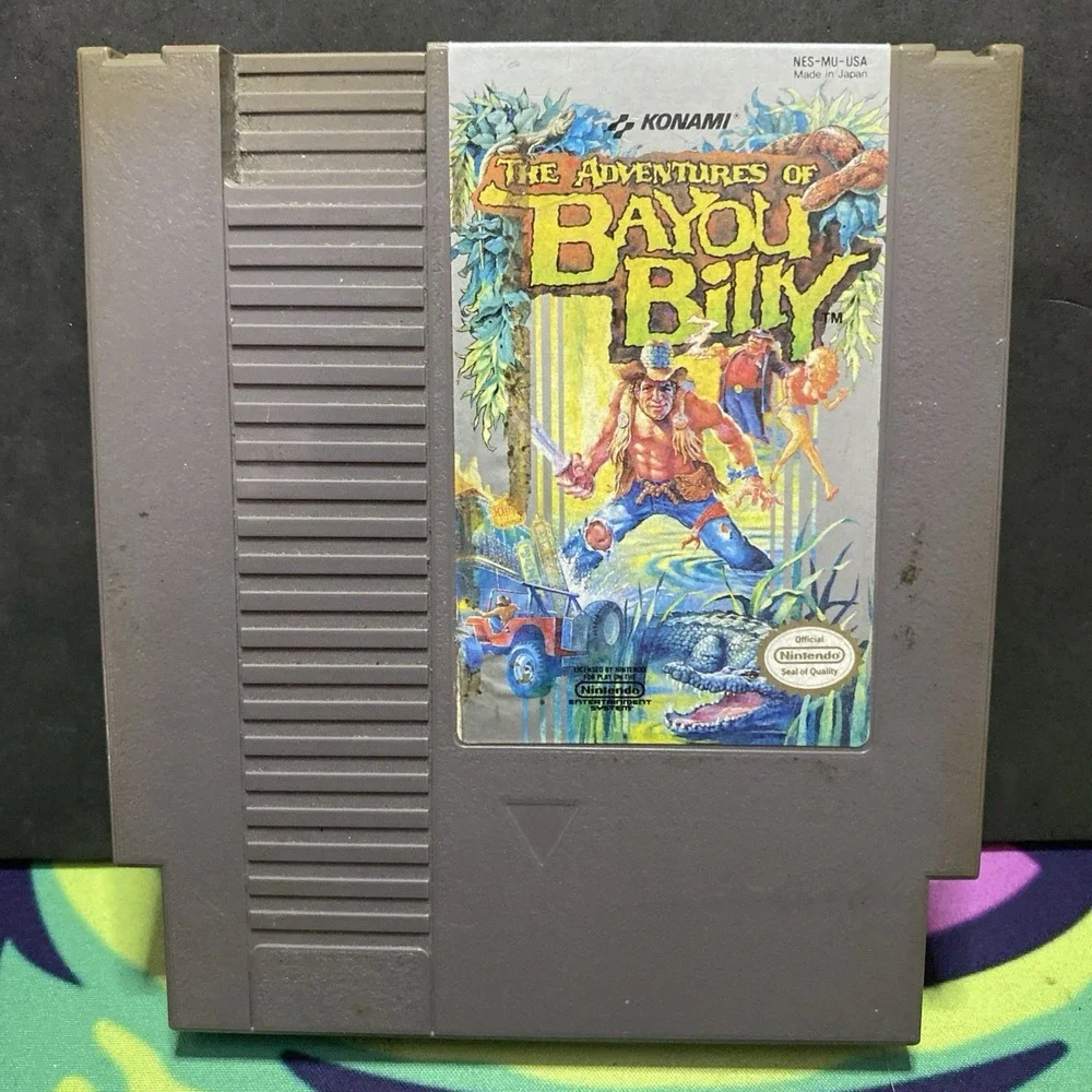 The Adventures Of Bayou Billy Video Game NES (Nintendo Entertainment System)